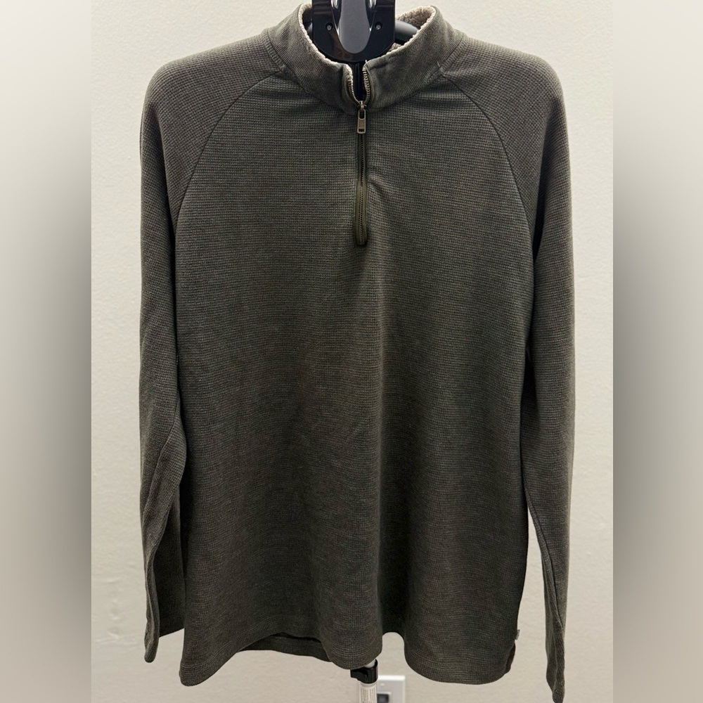 Levi Strauss & Co. Quarter Zip Waffle Knit Pullover – Size XXL